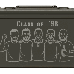 CUSTOM IMAGE with GUARANTEE M2A1 50 CAL AMMO CAN